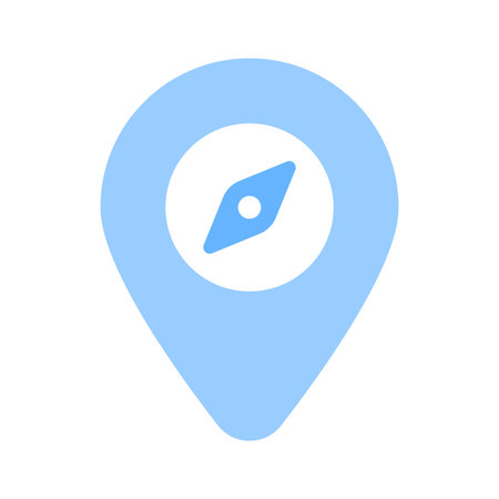 An amazing vector design of compass in modern style, navigation tool icon