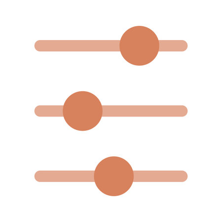 Get this amazing icon of equalizer, ready to use vector