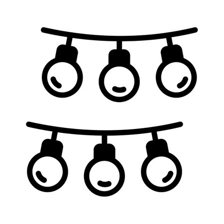 Get this amazing icon of decoration lights, easy to use and downloadのイラスト素材