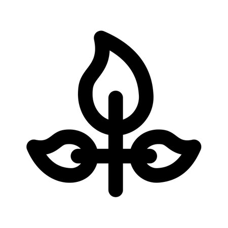 Get this beautiful icon of herbal medicine, ready to use vectorのイラスト素材