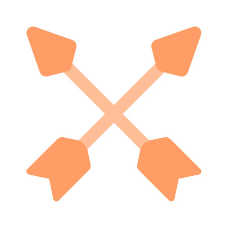 An amazing dartboard arrow icon design, isolated on white backgroundのイラスト素材