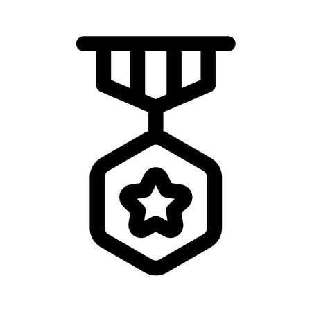 Have a look at unique icon of military award, easy to use and downloadのイラスト素材