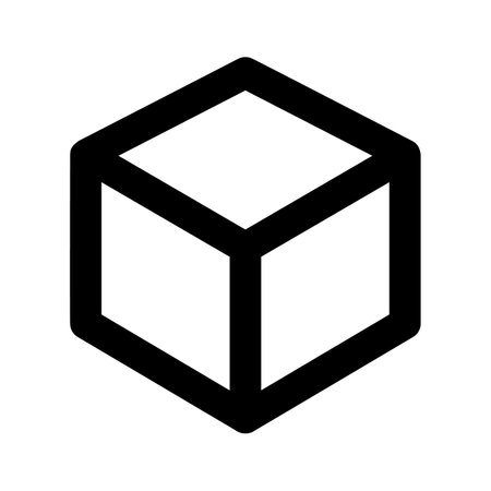 3d shape icon design, creatively designed package vectorのイラスト素材