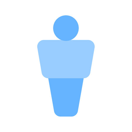 Foosball player vector design, easy to use iconのイラスト素材