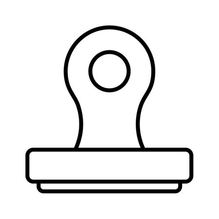 Distinctive impression or quality, rubber stamp vector design in trendy styleのイラスト素材