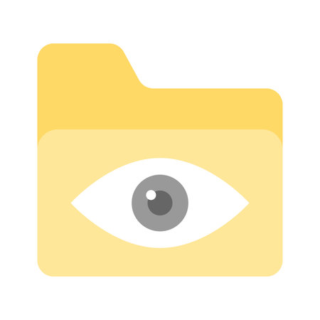 Secure folder vector design in modern and trendy style