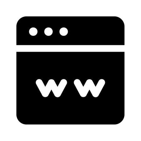 Web address vector design, isolated on white backgroundのイラスト素材