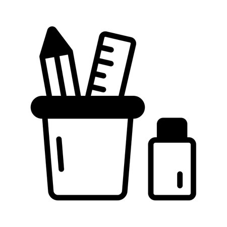 Download this premium icon of stationery in trendy style, ready to use vectorのイラスト素材