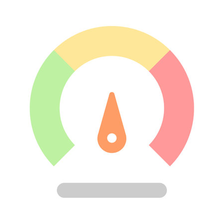 Carefully crafted speedometer icon in modern and editable style, speed indicator signのイラスト素材