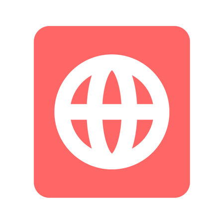 Carefully crafted vector design of passport in trendy style, premium icon easy to useのイラスト素材