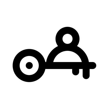 User security key vector design, premium iconのイラスト素材