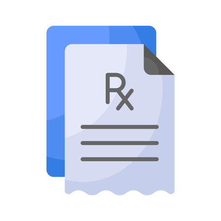 Editable design of Prescription medical, healthcare vector iconのイラスト素材