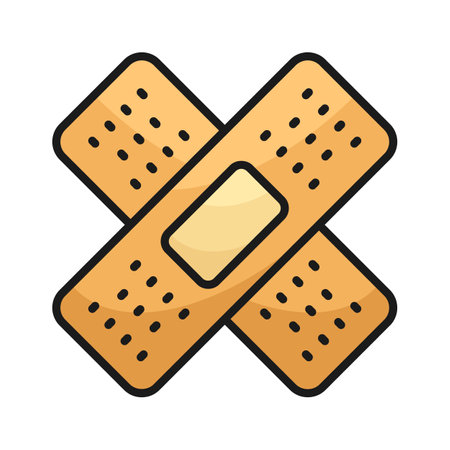Icon of bandage in trendy style, ready for premium useのイラスト素材