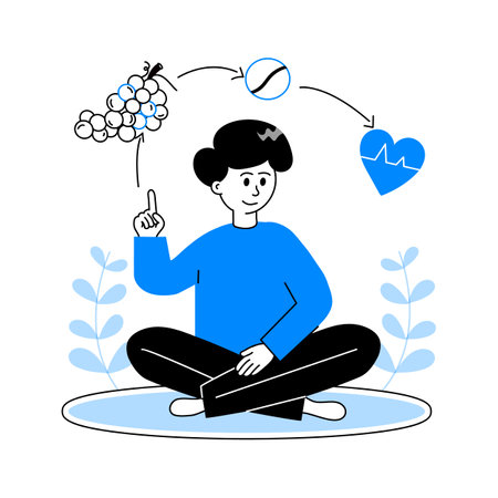 Try this perfect hand drawn illustration of healthy thoughtsのイラスト素材