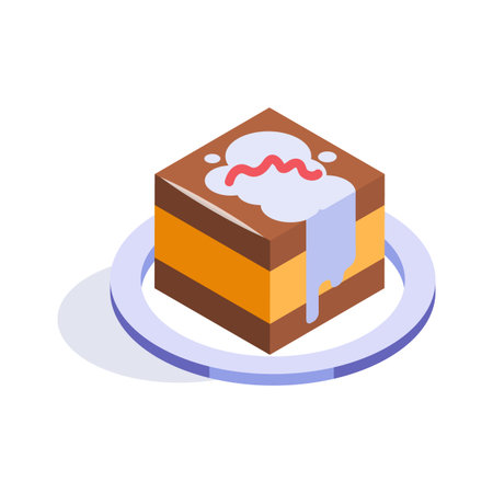 An amazing chocolate cake with cream, delicious christmas dessert