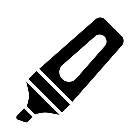 Check this creatively designed icon of highlighter, stationery item vectorのイラスト素材