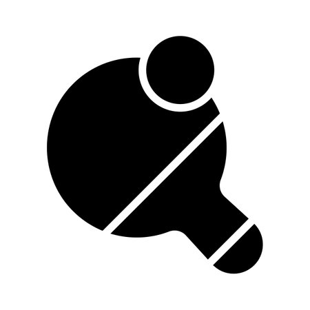 Table tennis editable icon of table tennis in modern styleのイラスト素材