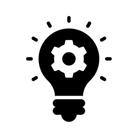 Idea management, skill development vector design in modern styleのイラスト素材