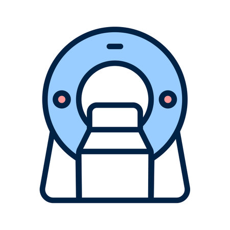 Have a look at this amazing icon of ct scanner, mri machineのイラスト素材