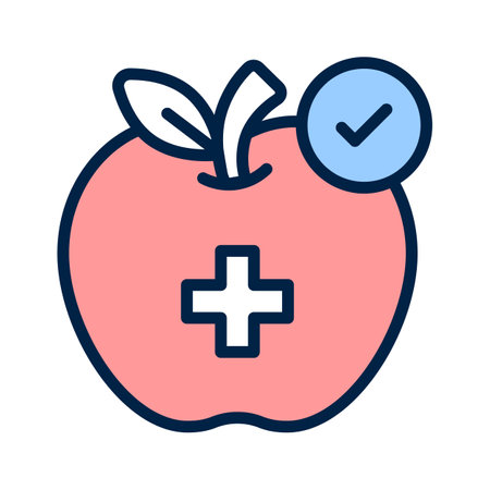 Get this amazing icon of medical food in modern design styleのイラスト素材