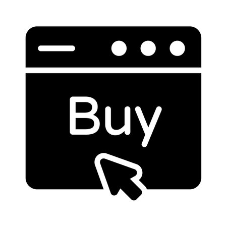 Icon representing the action of buying or making a purchaseのイラスト素材
