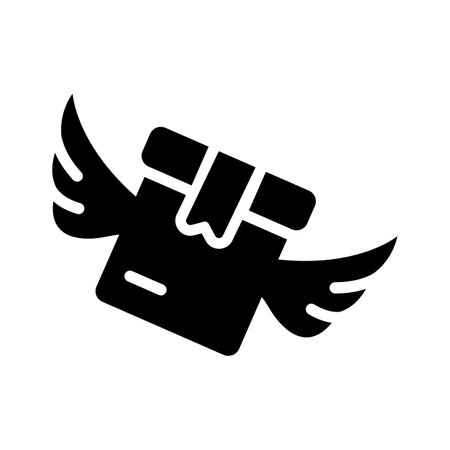Icon representing fast supply services, quick deliveryのイラスト素材
