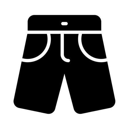 Versatile icon representing a short,fashion related iconのイラスト素材