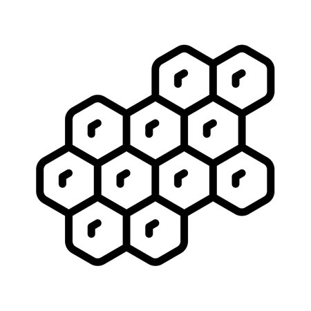 A detailed bee hive icon symbolizing bees and honey productionのイラスト素材