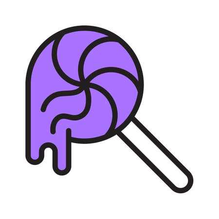 For adding a touch of fun to designs use this lollipop iconのイラスト素材