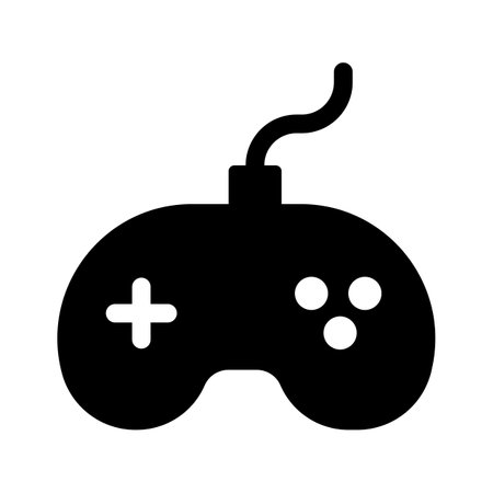 Trendy editable icon of gamepad in modern styleのイラスト素材