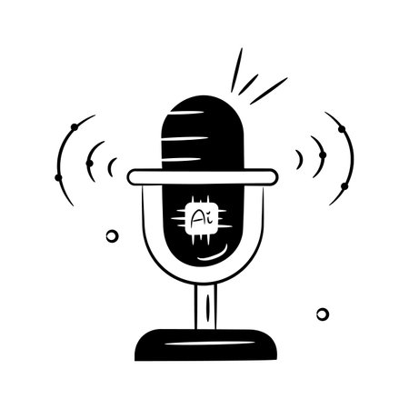 Artificial intelligence boosting audio content creation processのイラスト素材