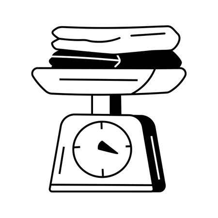 Grab this amazing icon of laundry scale, easy to use vectorのイラスト素材