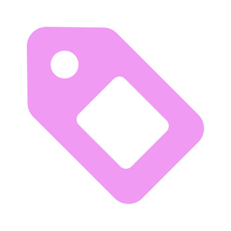 A simple tag icon representing labeling, products, or pricingのイラスト素材