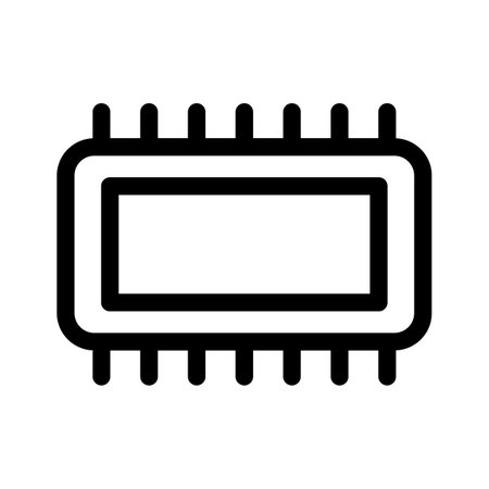Icon of cloud processor in trendy style, premium vectorのイラスト素材