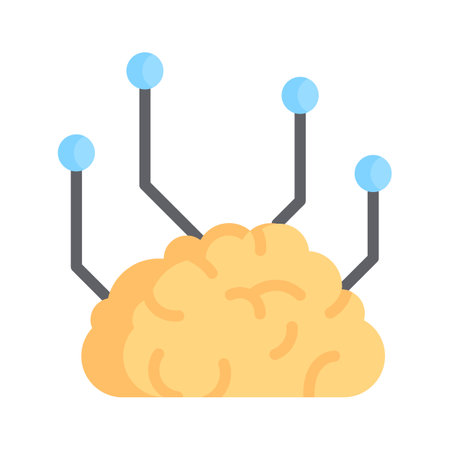 Brain with connections, symbolizing innovative and strategic thinkingのイラスト素材