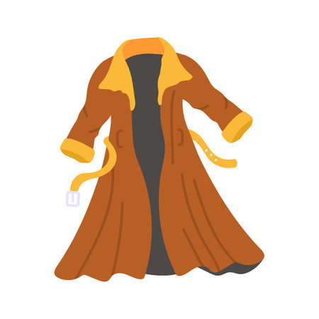 Get this amazing icon of overcoat in modern styleのイラスト素材