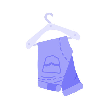 Jeans pants vector design in modern styleのイラスト素材