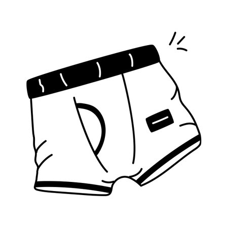 Trendy icon of underwear, ready for premium use
