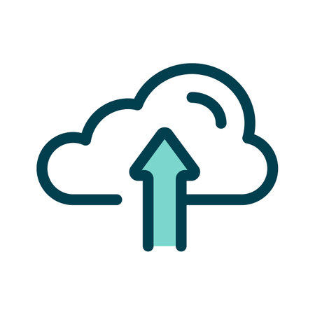 Get this amazing icon of cloud upload in modern styleのイラスト素材