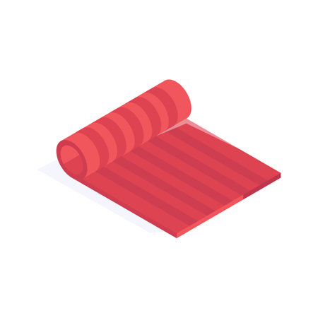 A roll of roofing material for waterproofing construction projectsのイラスト素材