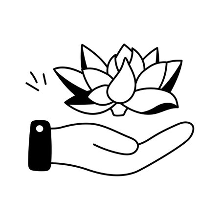 Take a look at this amazing icon of self care in modern styleのイラスト素材