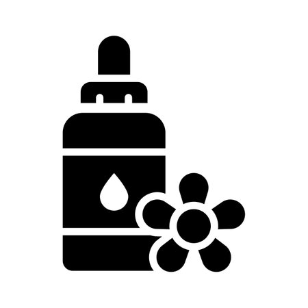 Take a look at this amazing icon of essential oil in modern styleのイラスト素材