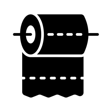 Tissue roll for hygiene and spa related treatmentsのイラスト素材