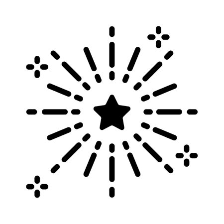 Firework celebration vector design, modern styleのイラスト素材