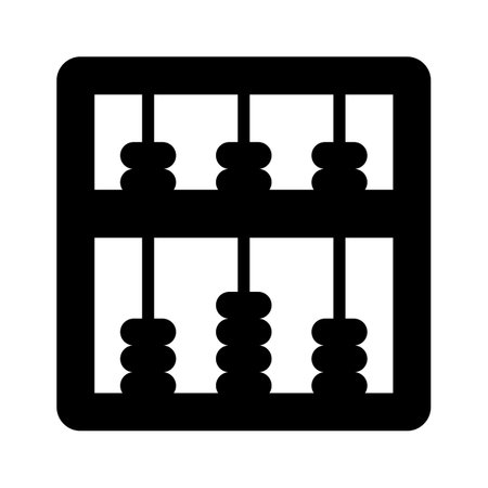 Traditional abacus symbolizing calculation, education, and cultural heritage.のイラスト素材