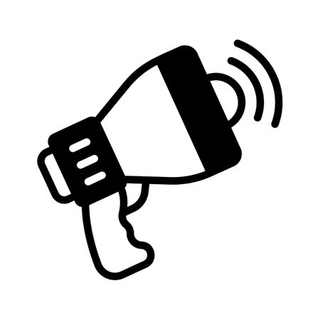 A loudspeaker or megaphone for announcements and eventsのイラスト素材