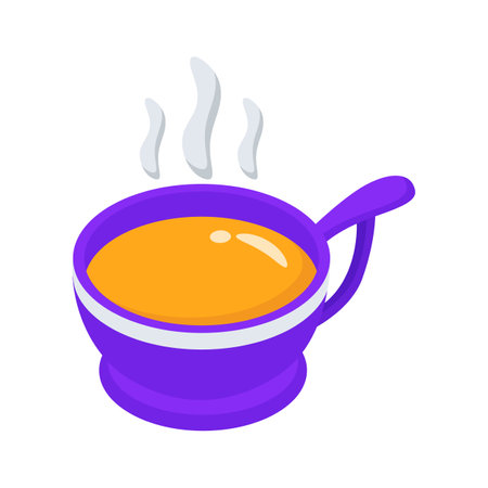 Get this amazing icon of teacup in modern style, ready to use vectorのイラスト素材