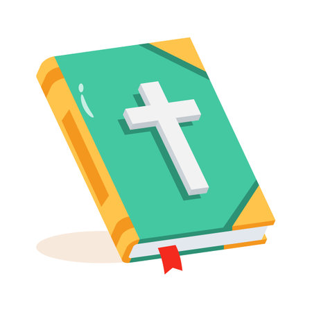 Grab this 3d icon showing holy bible bookのイラスト素材