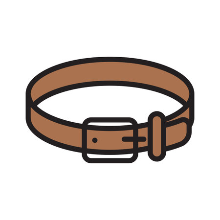 Get your hands on this latest glyph icon of beltのイラスト素材