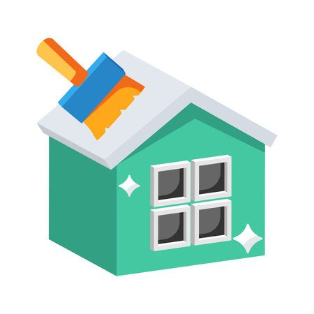 Have a look at this amazing icon of house cleaning in modern styleのイラスト素材